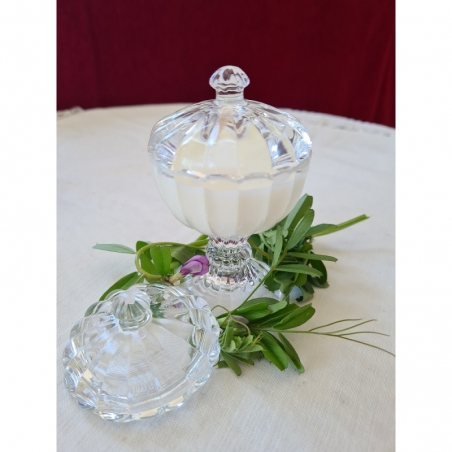 Bougie artisanale parfumée boite à bijoux "Rouge Coquelicot"