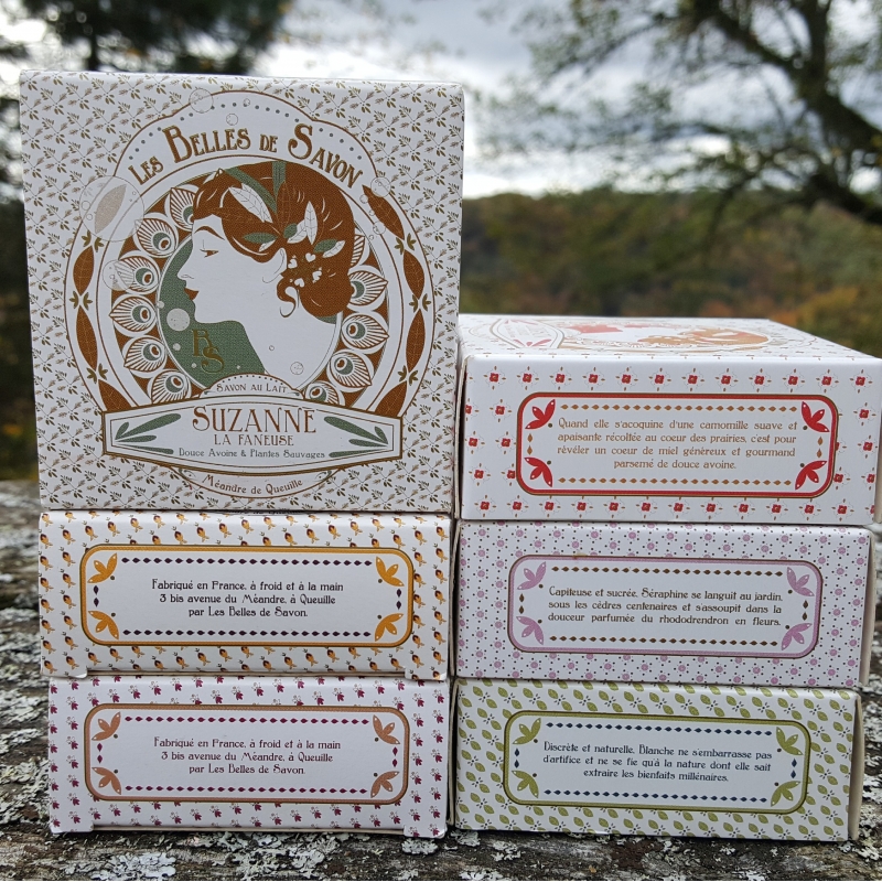 Toute la gamme de savons naturels Dames - lot...