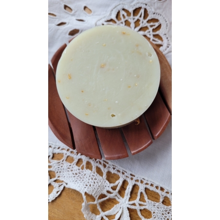 Porte savon Bois exotique rond