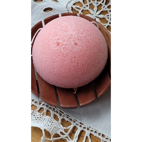 Porte savon Bois exotique rond