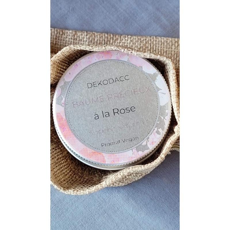 baume visage et corps vegane à la rose