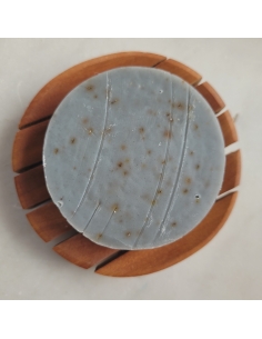 Savon shampooing végan au lait d’avoine à l’argile verte et aux huile essentielles de sapin et pin . 2