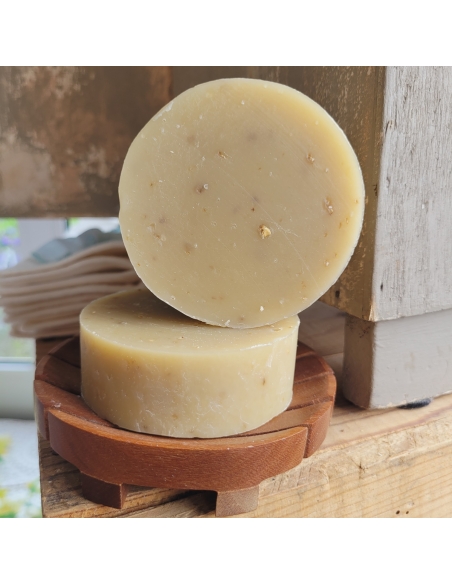 Savon Vegan, Thym et Romarin, au lait d'avoine et huiles essentielles bio RECHARGE - Savon des Eydieux