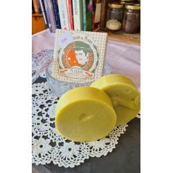 Marius le Marchand des 4 saisons, savon à l'huile d'olive sans lait façon Marseille et ses imperfections