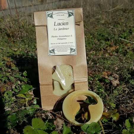 Sachet de savons individuels Lucien, le Jardinier vendus au poids