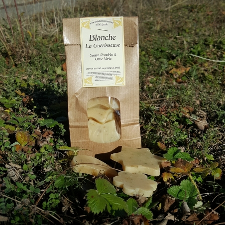 Sachet de savons individuels Blanche, la Guérisseuse, vendus au poids