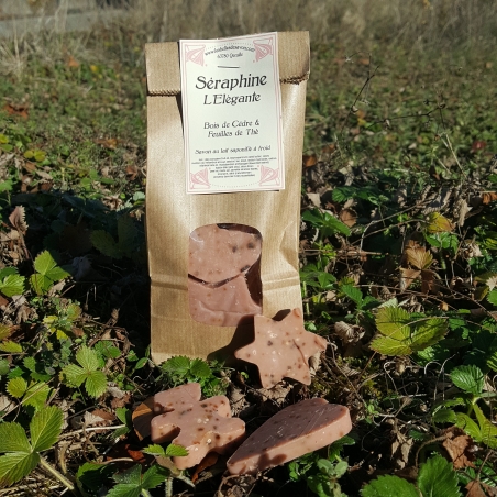 Sachet de savons individuels Séraphine, l'Elégante, vendus au poids