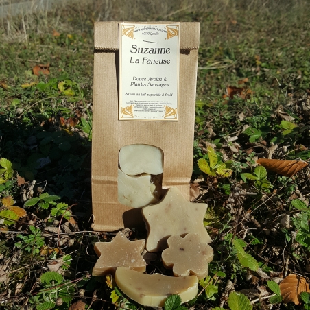Sachet de savons individuels, Suzanne, la Faneuse, vendus au poids