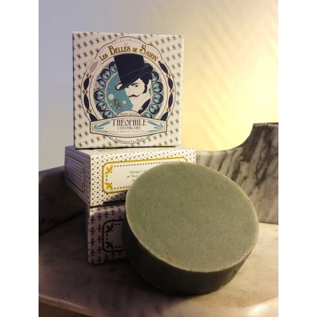 Savon naturel menthe poivrée et sapin de Sibérie, naturellement riche en glycérine végétale et lait entier bio