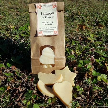 Sachet de savons individuels, Louison, la Bergère, vendus au poids