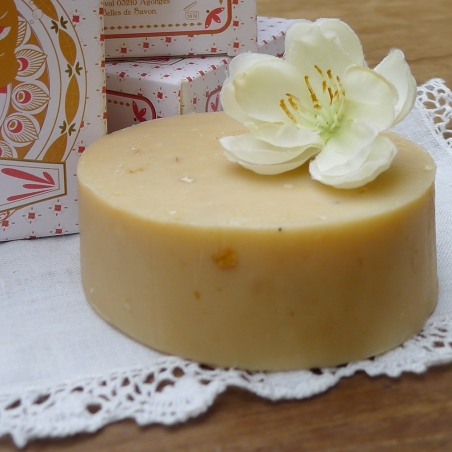 savon saponifié à froid, naturellement riche en glycérine végétale, au miel et au lait de brebis bio savon saponifié à froid, naturellement riche en glycérine végétale, au miel et au lait de brebis bio