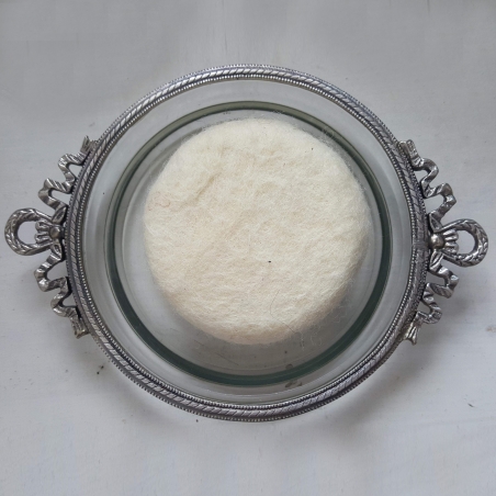 savon feutré écru - zéro dechet