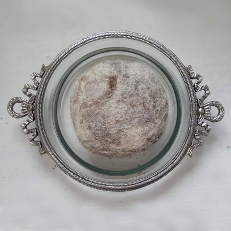 savon feutré gris chiné - zéro dechet