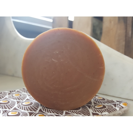 Savon Shampooing Sans Parfum, cuirs chevelus sensibles et irrités au lait de jument et ricin bio - Zilpha La Cavalière