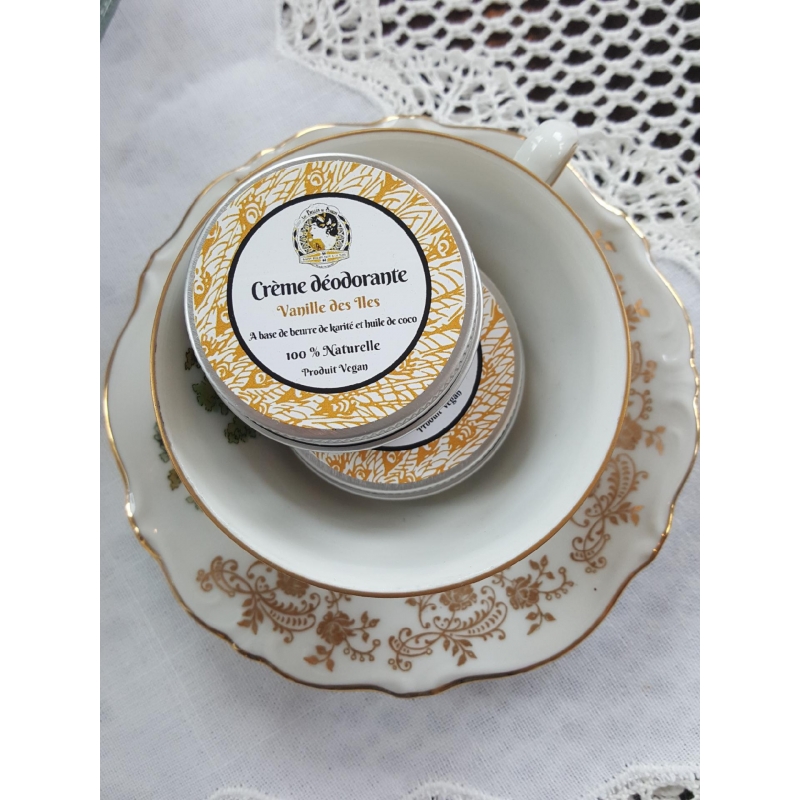 Crème déodorante naturelle et végane à la...