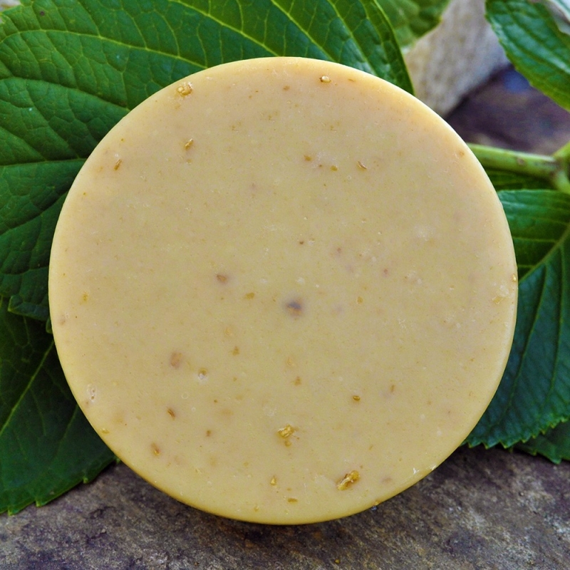 savon au lait de brebis miel et flocons d'avoine bio
