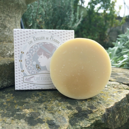 Savon naturel Douceur de lait & Karité.Lait de chèvre bio Savon naturel Douceur de lait & Karité.Lait de chèvre bio