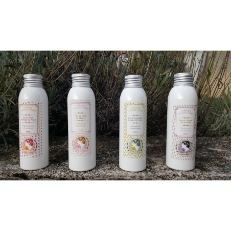 Lot découverte de 4 mini eaux florales pures et naturelles issues de l'agriculture biologique