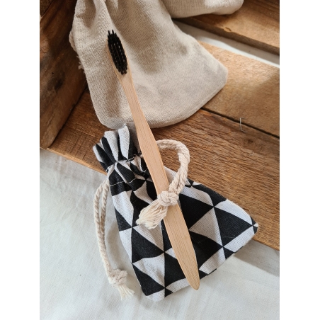 Brosse à dents en bambou éco responsable adultes