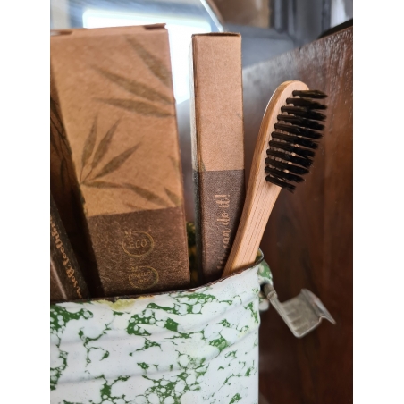 Brosse à dents en bambou éco responsable adultes
