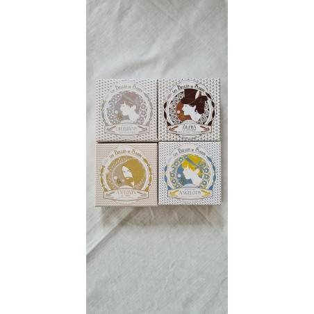 Gamme de 4 savon sans parfum ni allergène etiquetables