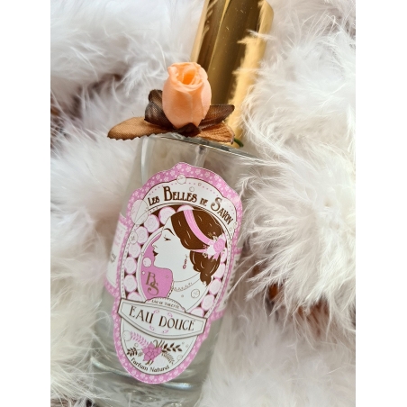 Eau de toilette, Eau Douce parfum naturel rose et vanille,