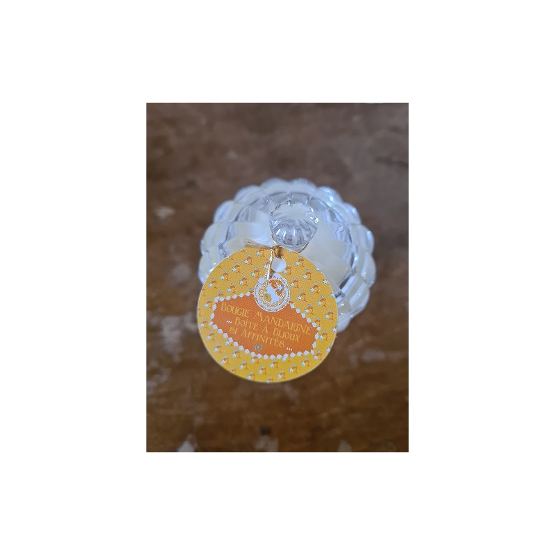 Bougie artisanale parfumée boite à bijoux...