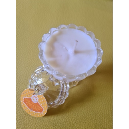 Bougie artisanale parfumée boite à bijoux "Mandarine"