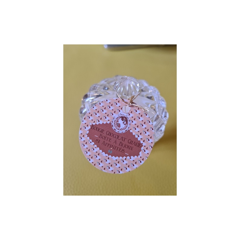 Bougie artisanale parfumée boite à bijoux...