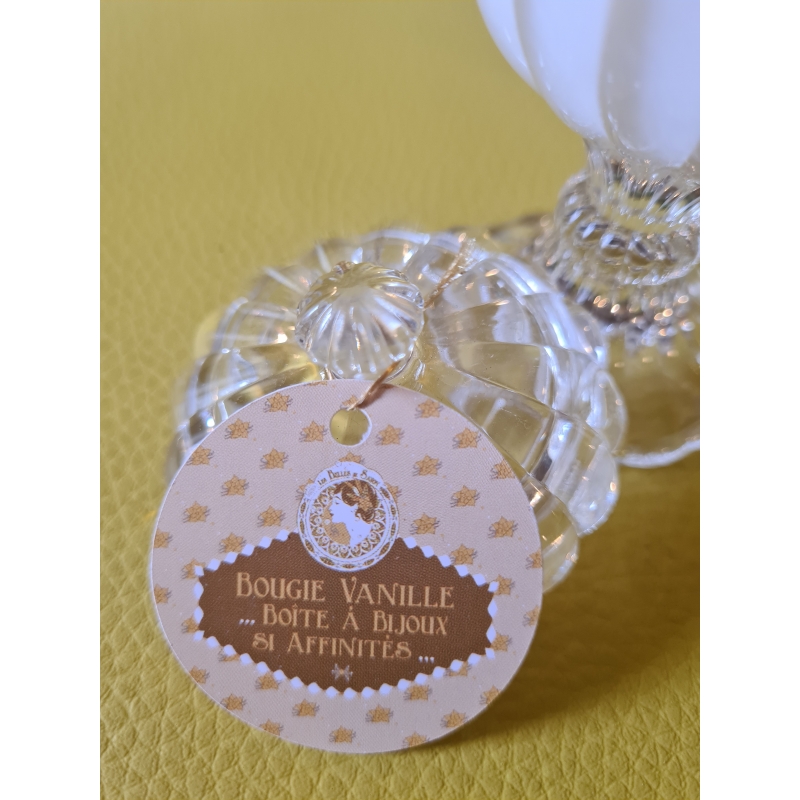 Bougie artisanale parfumée boite à bijoux...