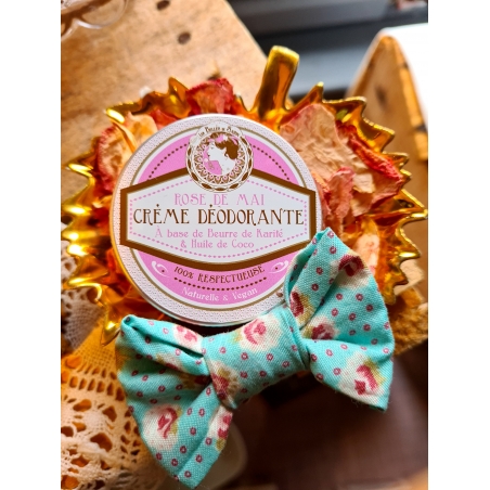 crème déodorante et végane parfum rose de Mai 30 ml