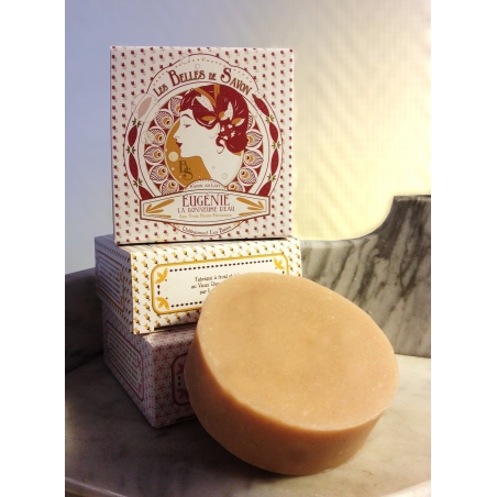 Savon saponifié à froid aux huiles essentielles de fleurs : Ylang, Lavande et Géranium Rosat bio