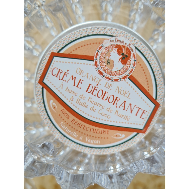 déodorant crème solide à l'orange 30 ml