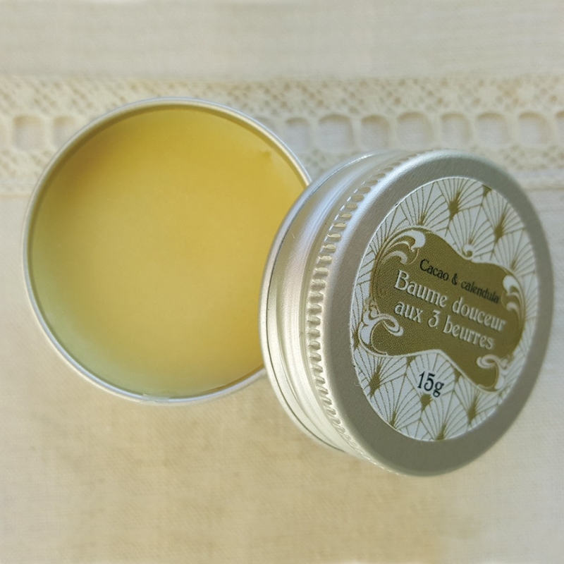 Baume douceur aux 3 beurres - Les Belles de Savon - slow cosmétique Baume douceur aux 3 beurres - Les Belles de Savon - slow cosmétique