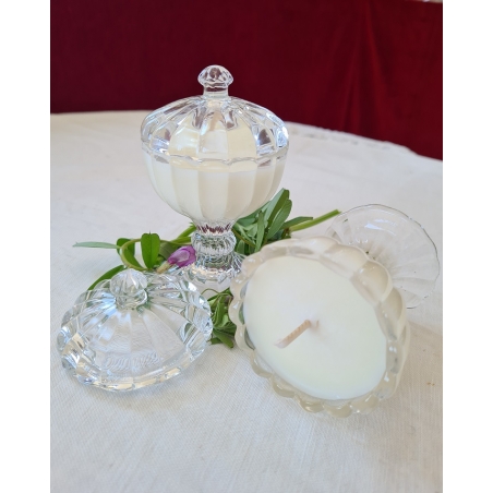 Bougie artisanale parfumée boite à bijoux "Eté sous le Figuier"